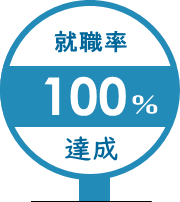 就職率100%